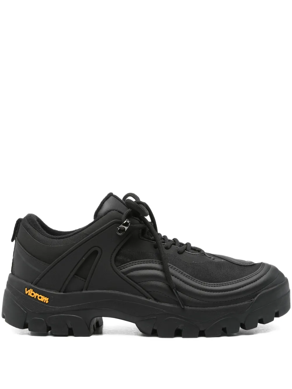 Andersson Bell lace-up rubber sneakers Black