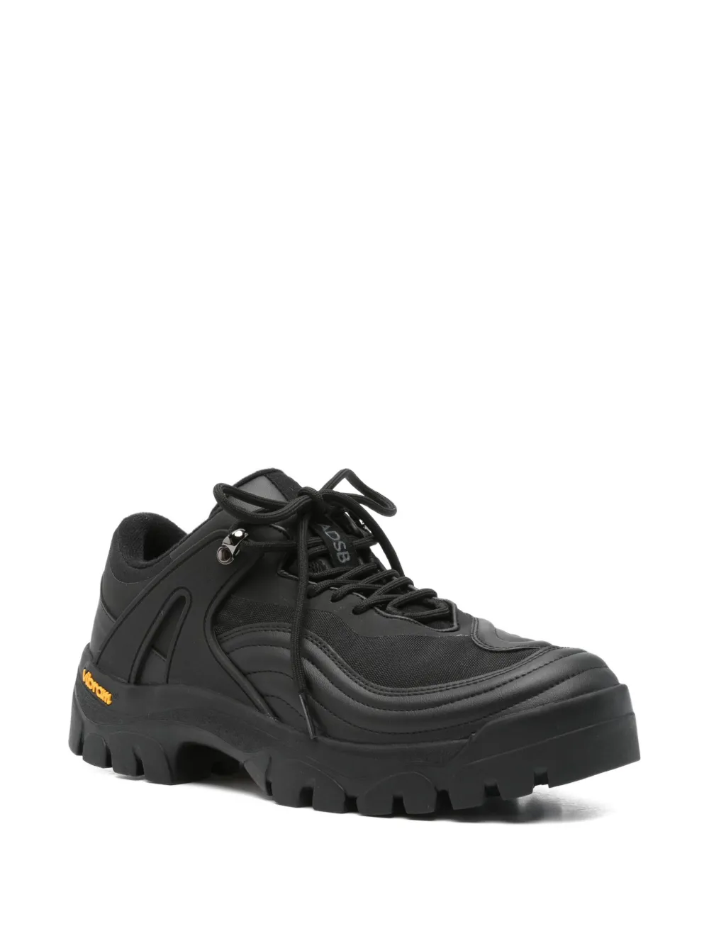 Andersson Bell lace-up rubber sneakers Black