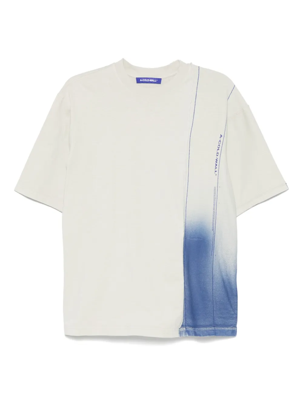 A-COLD-WALL* playera con logo estampado | gris | Image 1