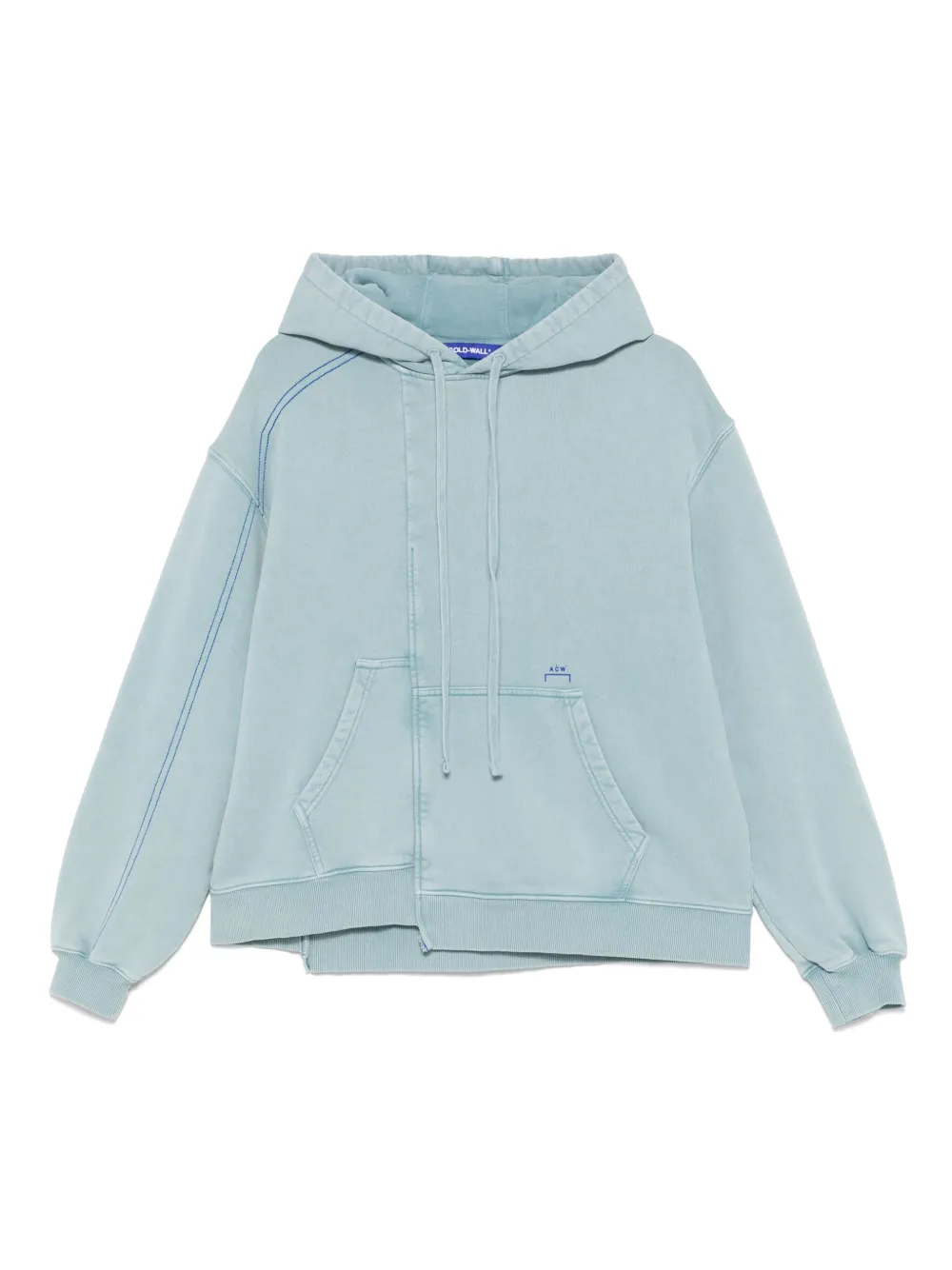 A-COLD-WALL* Oblique hoodie Blauw