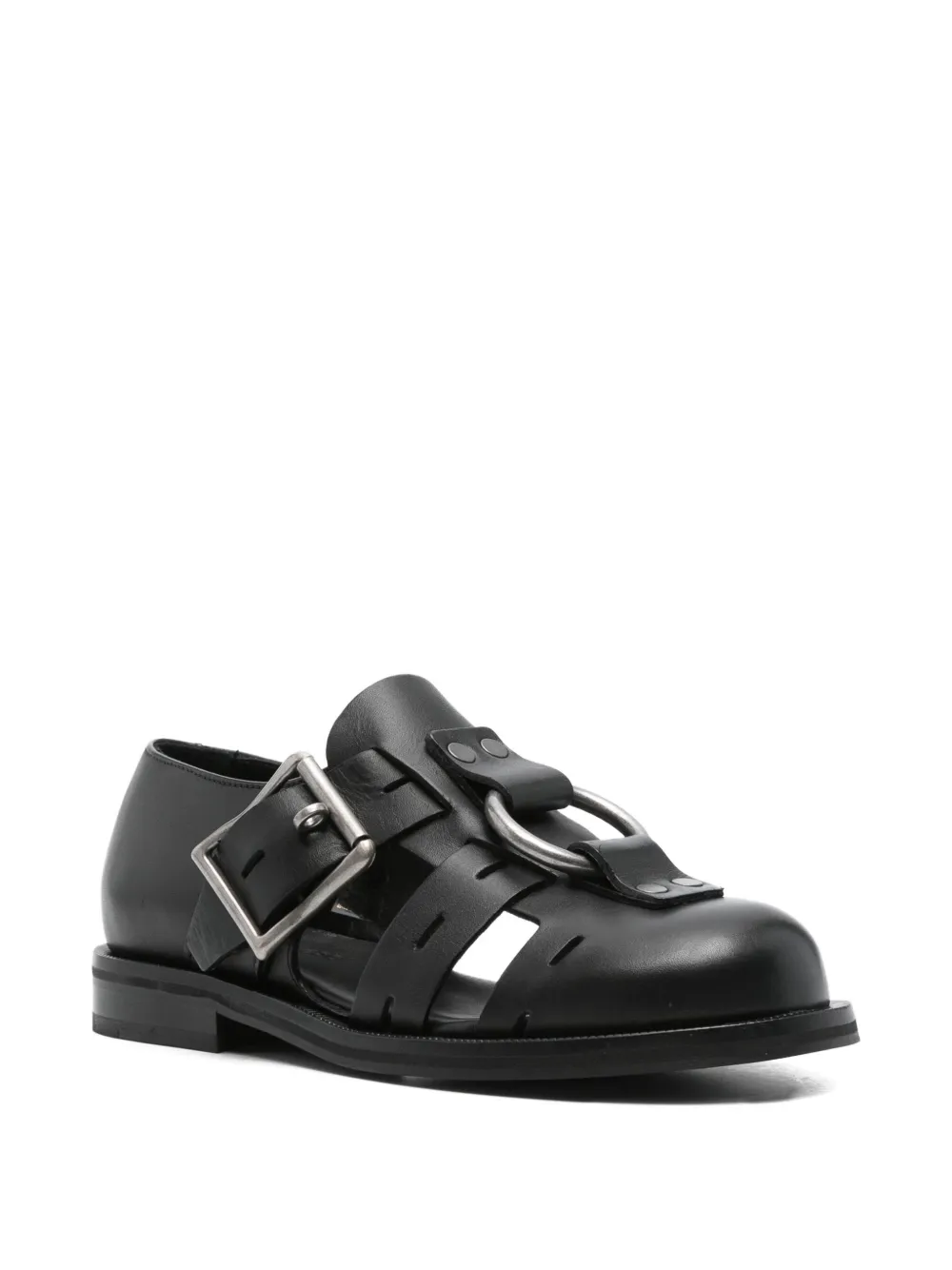 Martine Rose Bondage Belt leather sandals | Flat Sandals | Image 2