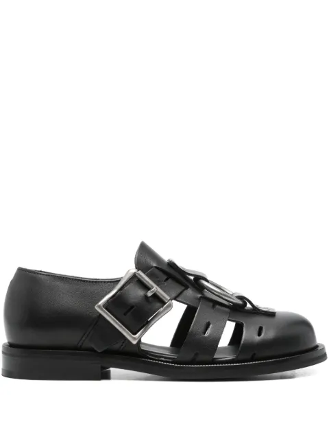 Martine Rose Bondage Belt leather sandals