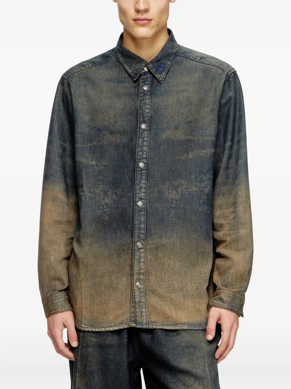 Diesel D-Simply-S8 overhemd Blauw