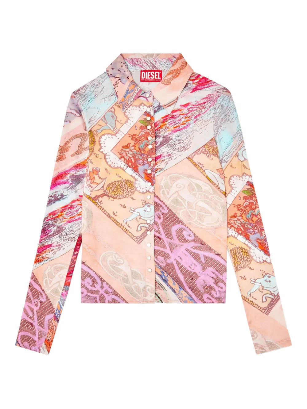 Diesel camisa C-Amelia | rosado | Image 1