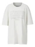 Maison Margiela numbers-embroidered T-shirt - White