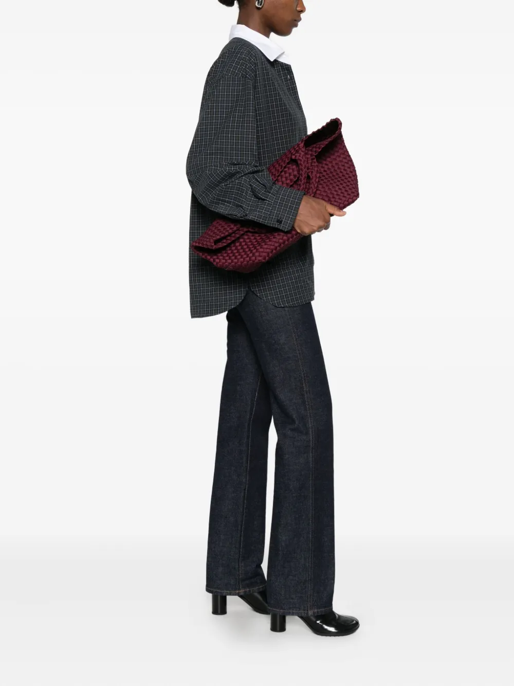 NAGHEDI ST BARTHS MEDIUM TOTE BAG - Rood