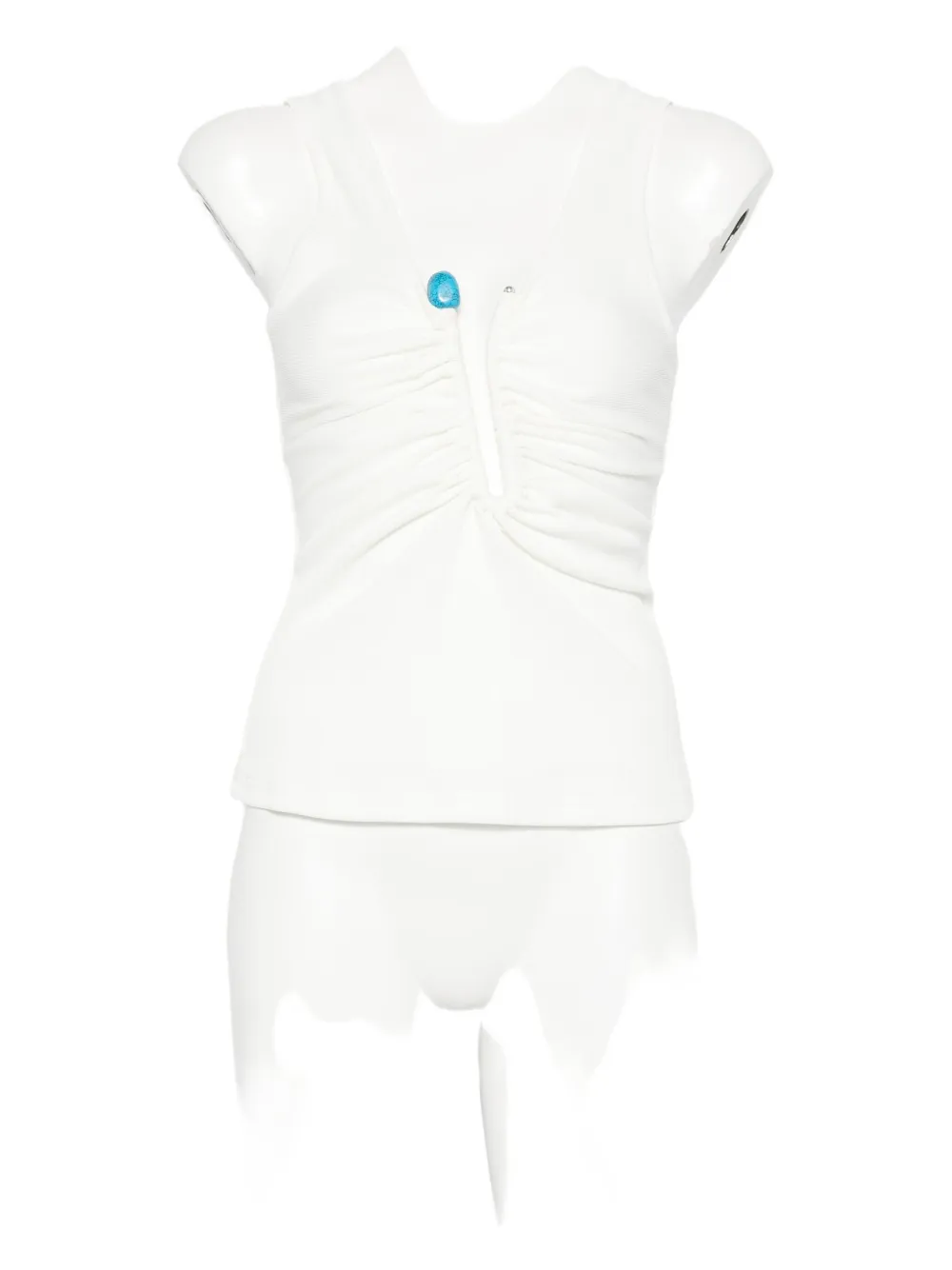 Christopher Esber crystal-embellished tank top Wit