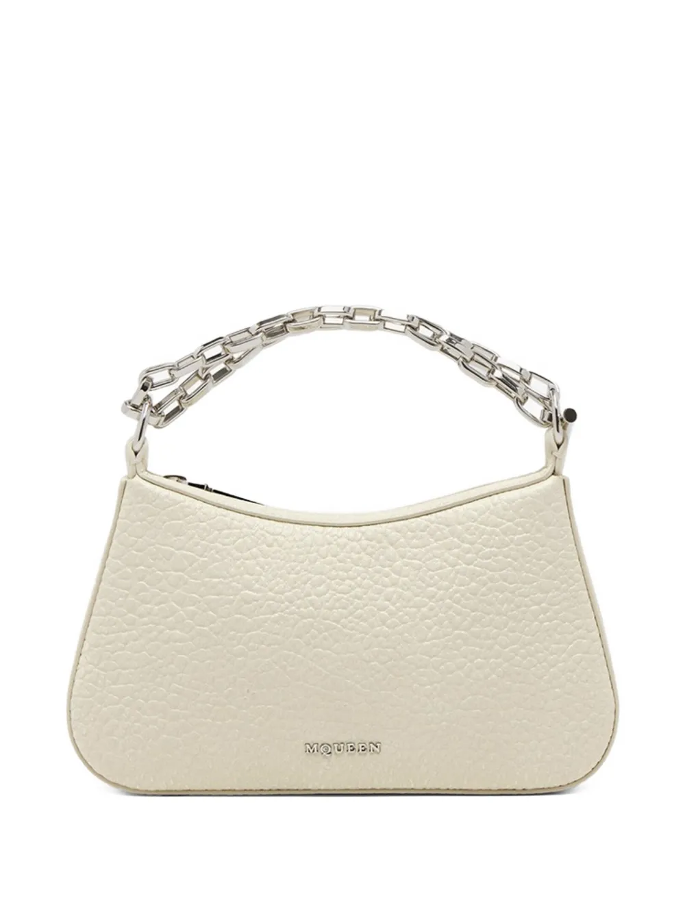 Alexander McQueen Mini-tas met schakelketting Beige