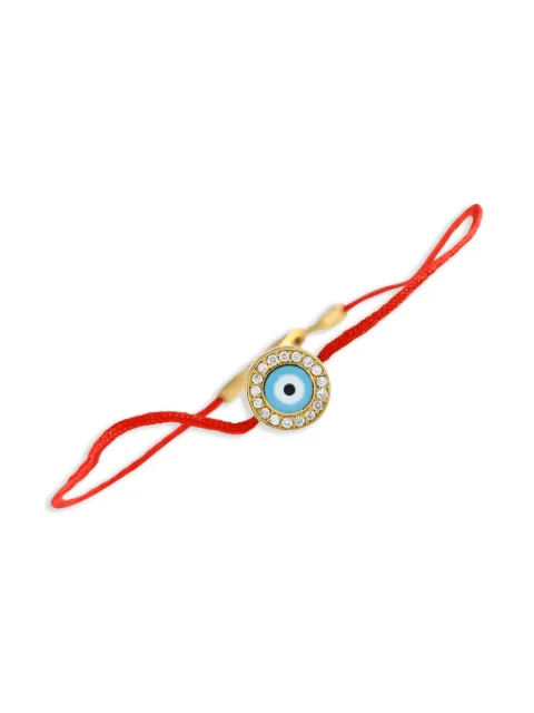 Aaron Basha 18K yellow gold Evil Eye diamond bracelet