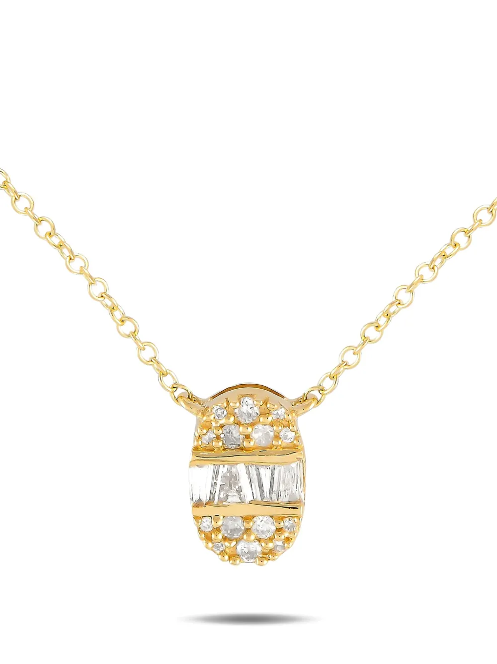 LB Exclusive 14K yellow gold diamond necklace - ゴールドトーン LB Exclusive 14K yellow gold diamond necklace - ゴールドトーン