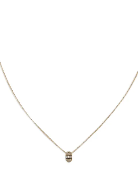 LB Exclusive 14K yellow gold diamond necklace