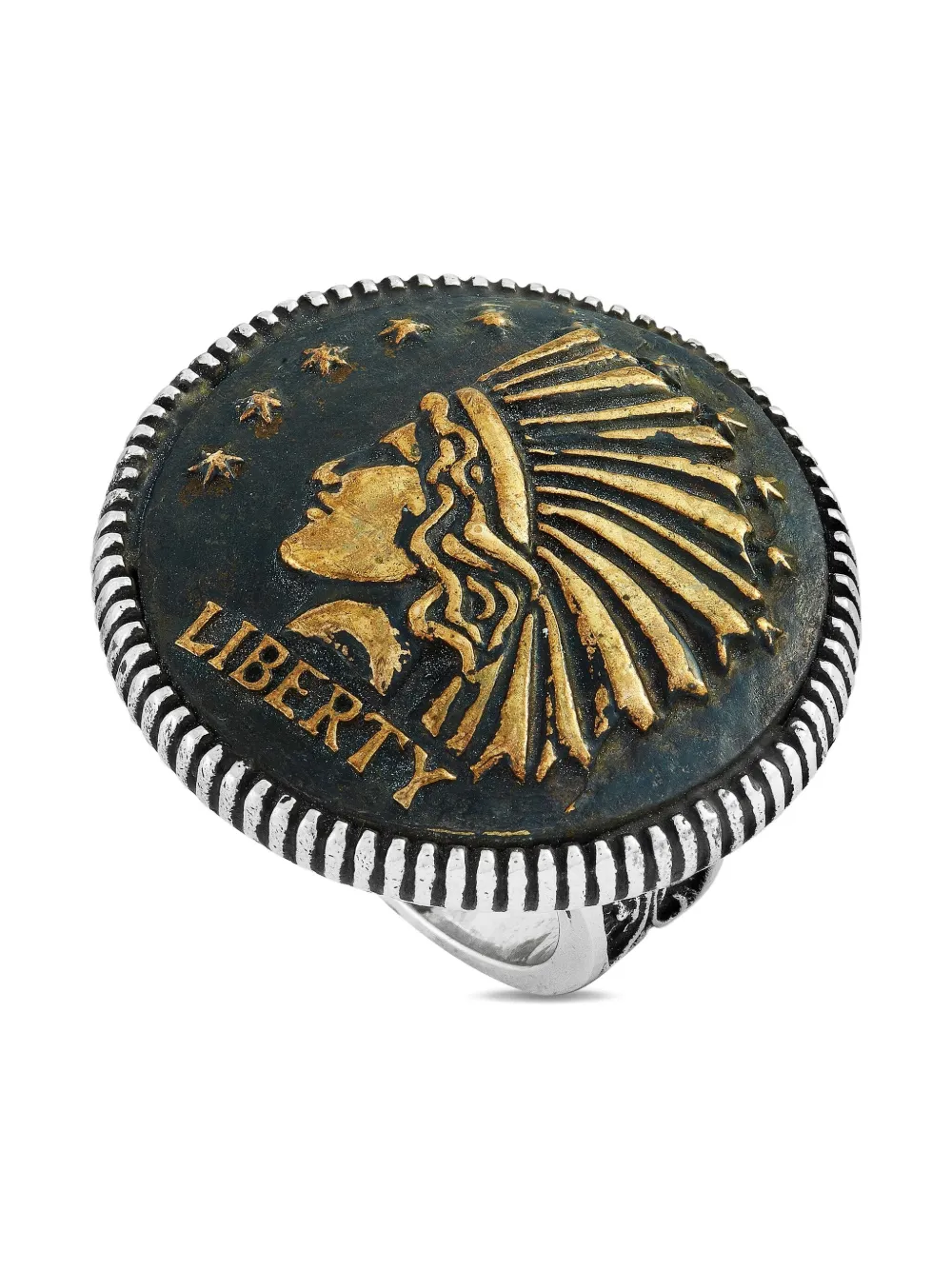 Pre-owned King Baby Statement Headdress Ring