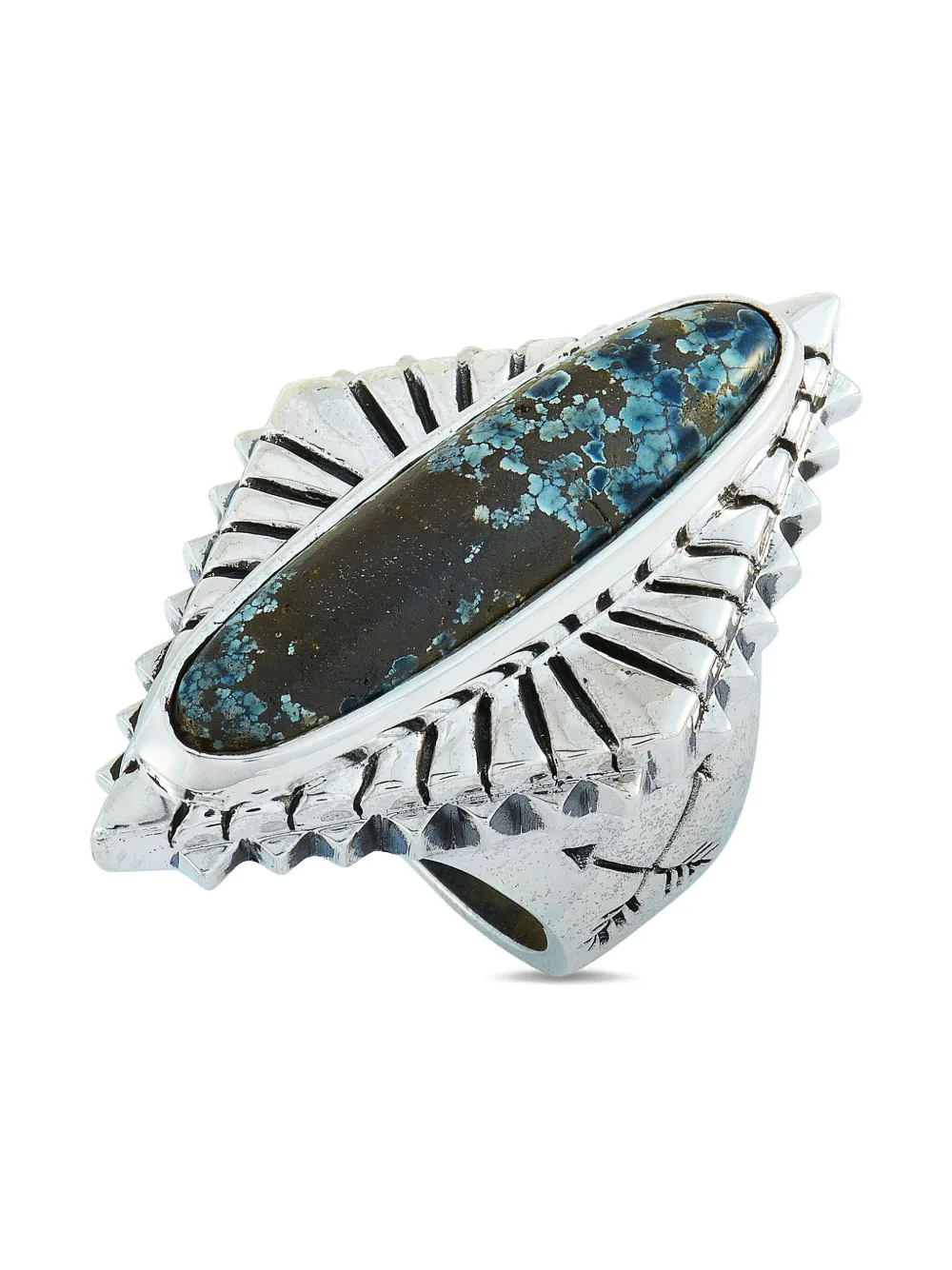 King Baby Concho turquoise ring | Silver | Image 1