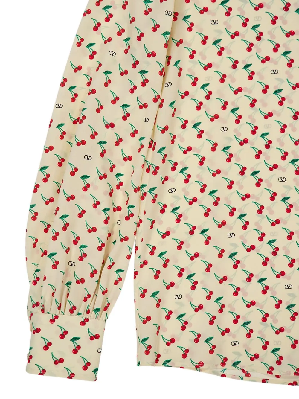Cherryfic-print shirt