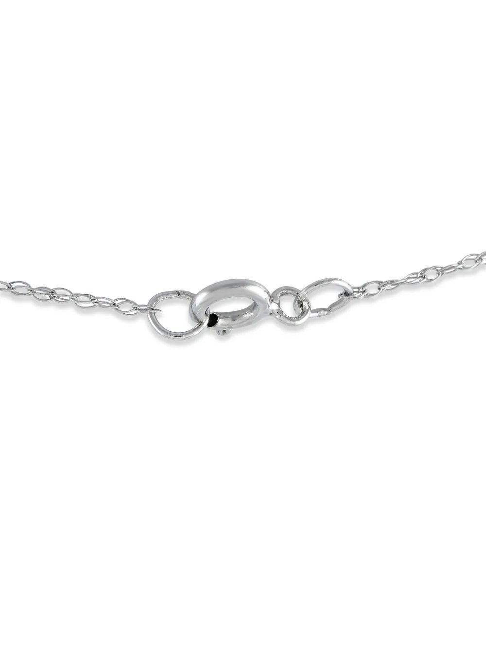LB Exclusive 14kt white gold diamond and peridot pendant necklace | Image 2