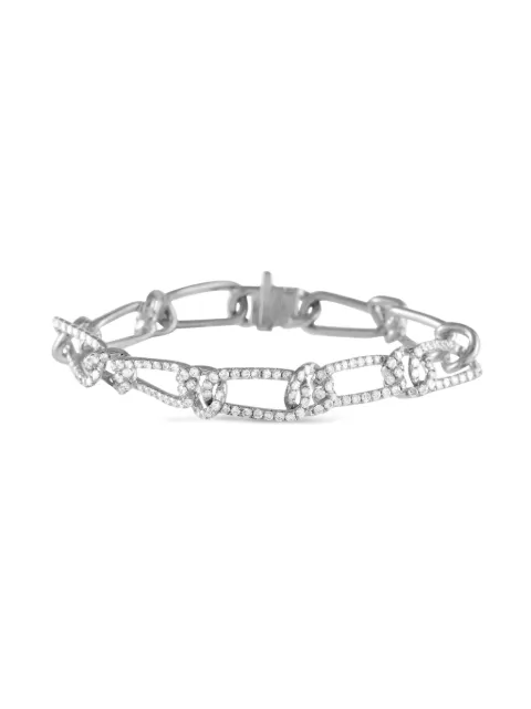 LB Exclusive 18K white gold diamond bracelet