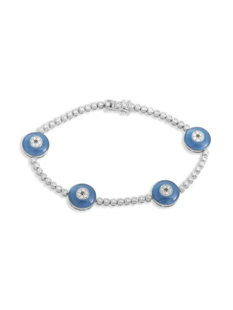 LB Exclusive 18K white gold Evil Eye diamond bracelet