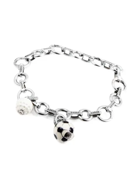 Aaron Basha 18K white gold Sports diamond bracelet