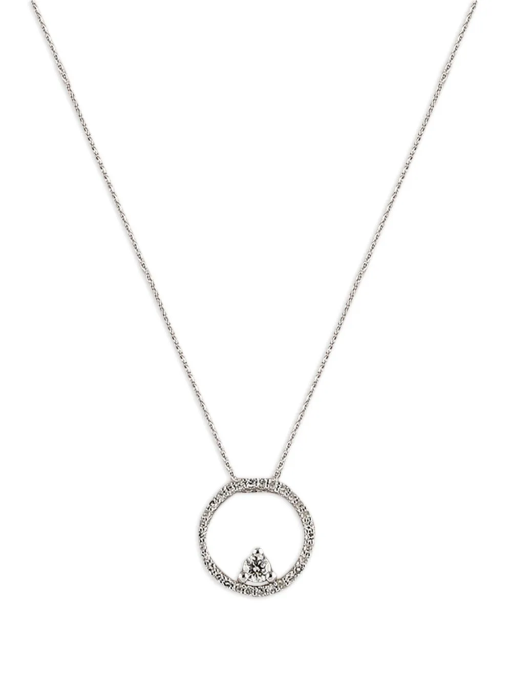 LB Exclusive 14K white gold diamond necklace | Image 2