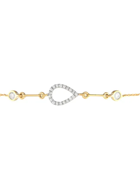 LB Exclusive 14K yellow gold diamond bracelet 