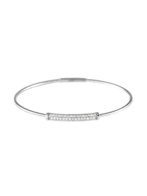 LB Exclusive 18K white gold diamond bangle