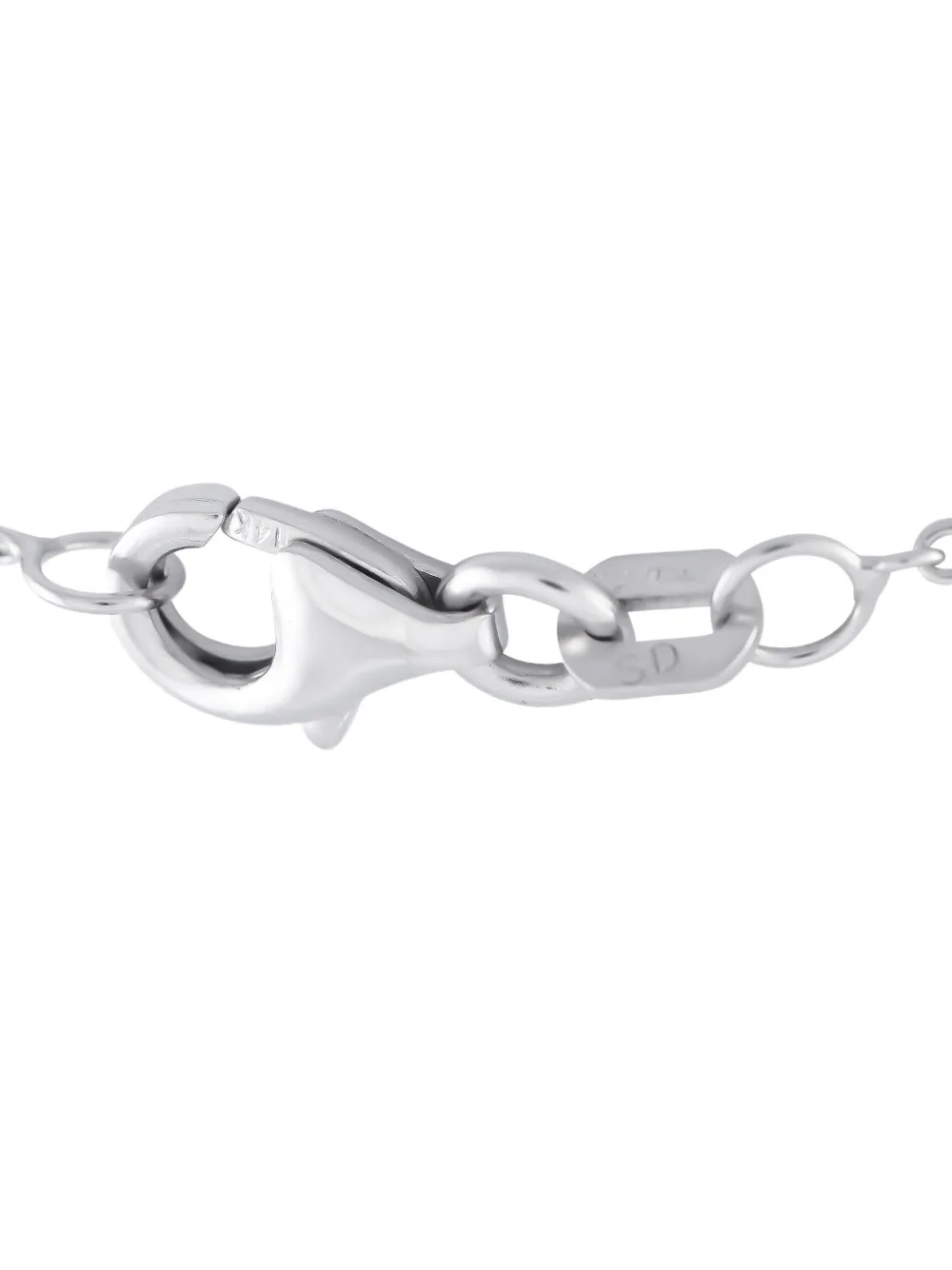 LB Exclusive 14K white gold diamond necklace | Image 2