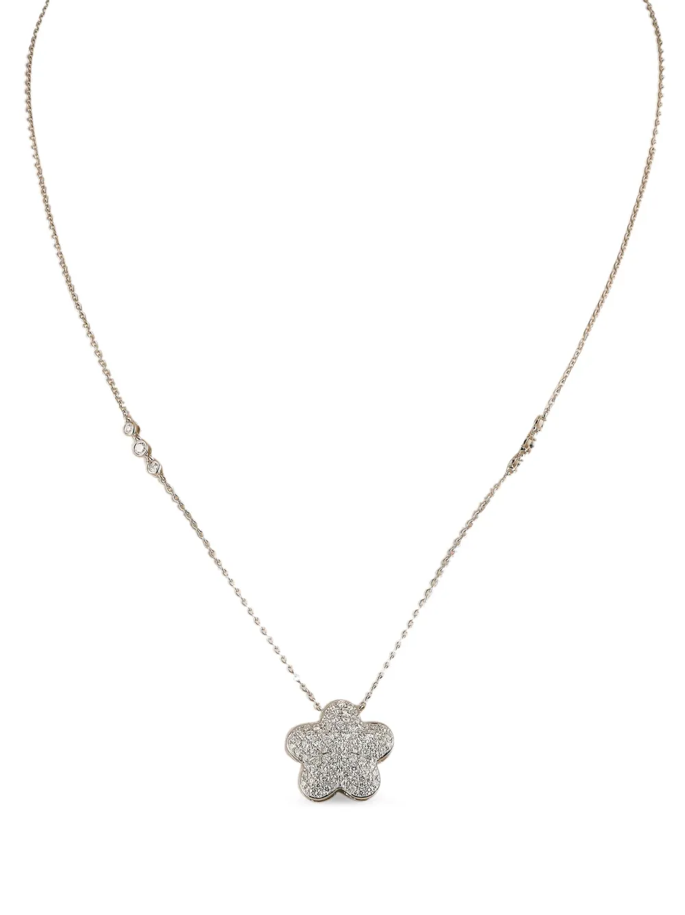 LB Exclusive 18K white gold diamond pendant necklace | Image 2