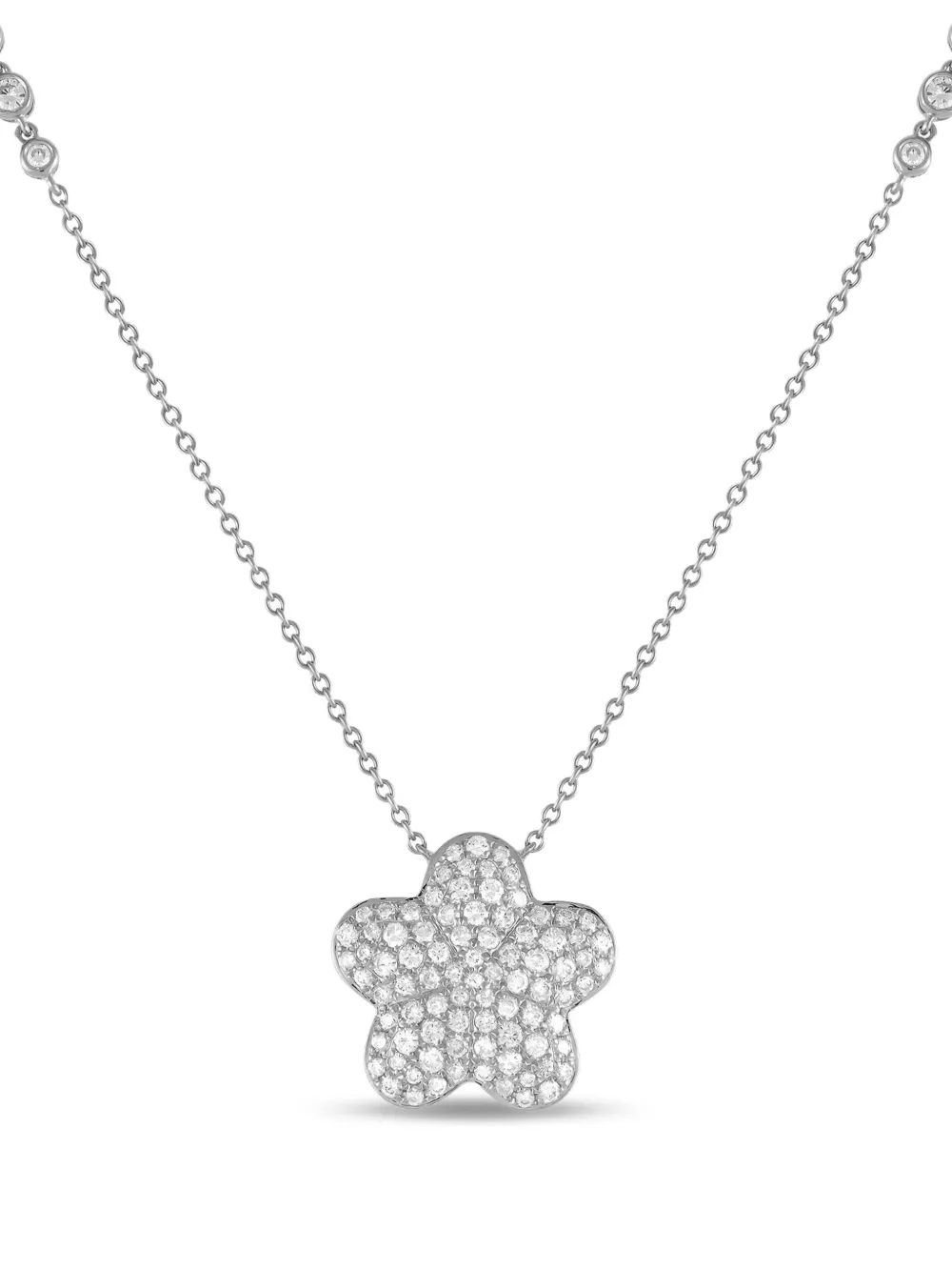 LB Exclusive 18K white gold diamond pendant necklace - ゴールドトーン LB Exclusive 18K white gold diamond pendant necklace - ゴールドトーン