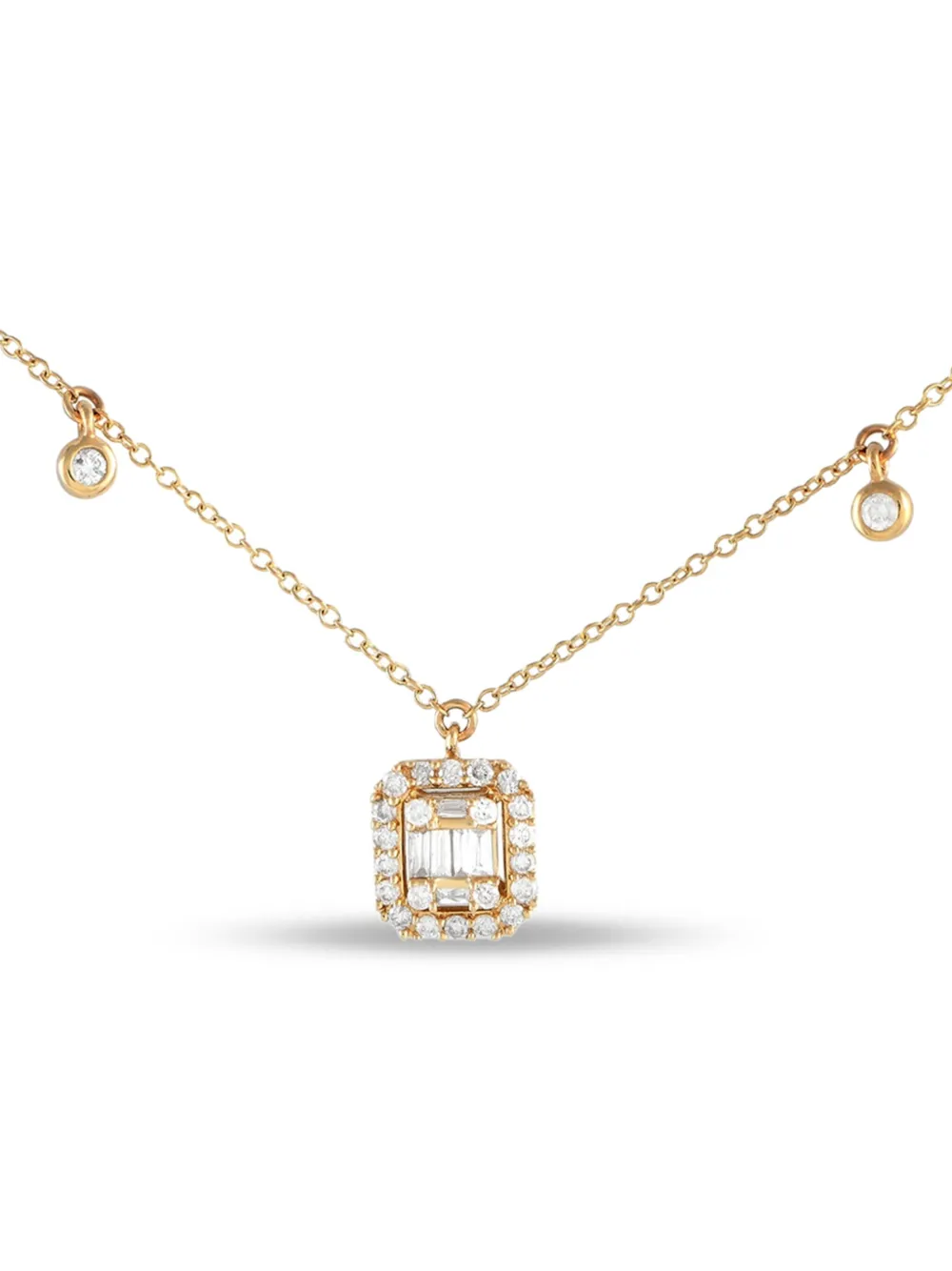LB Exclusive 14K yellow gold diamond necklace | Pre-Owned | Image 2