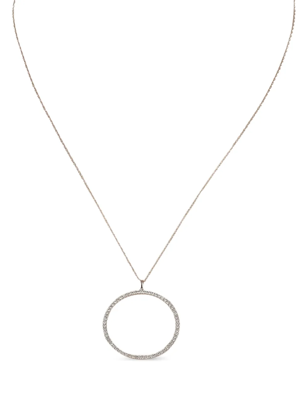 LB Exclusive 14K white gold diamond pendant necklace | Image 2