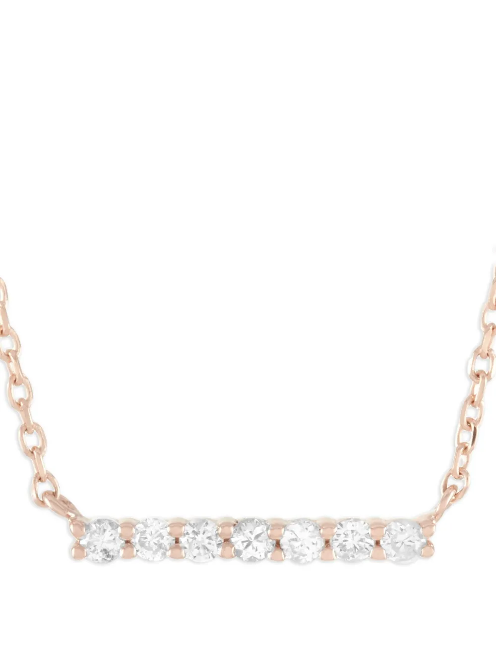 LB Exclusive 14K rose gold diamond necklace | Image 2