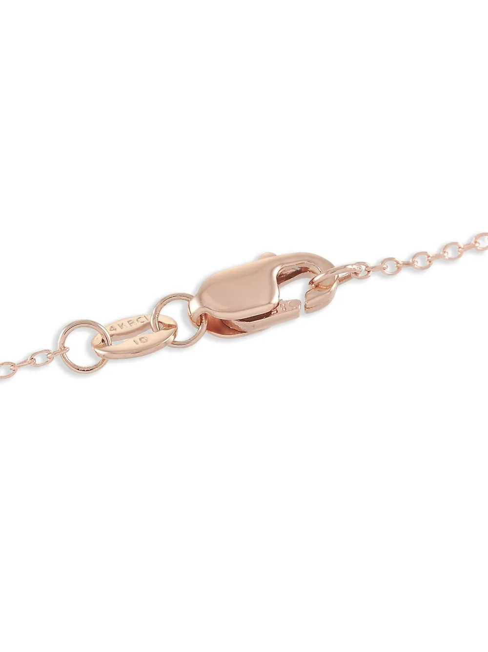 LB Exclusive 14K rose gold Bar diamond necklace | Image 2