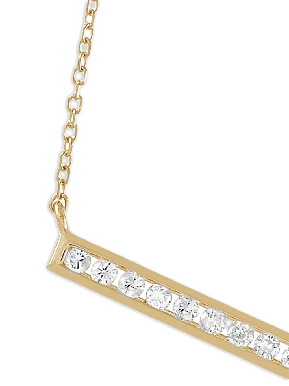 Pre-owned Lb Exclusive 14k Yellow Gold Diamond Necklace