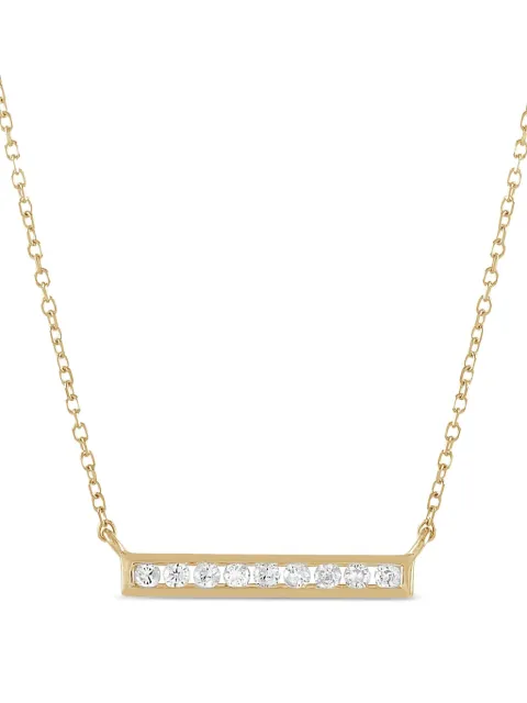 LB Exclusive collar en oro amarillo de 14kt con diamante