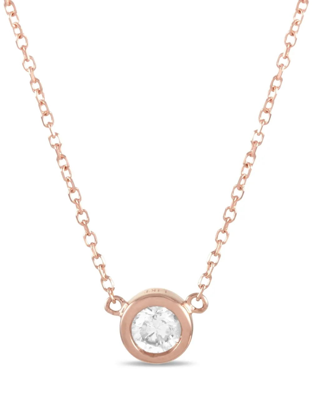 LB Exclusive 14K rose gold diamond necklace | Image 2