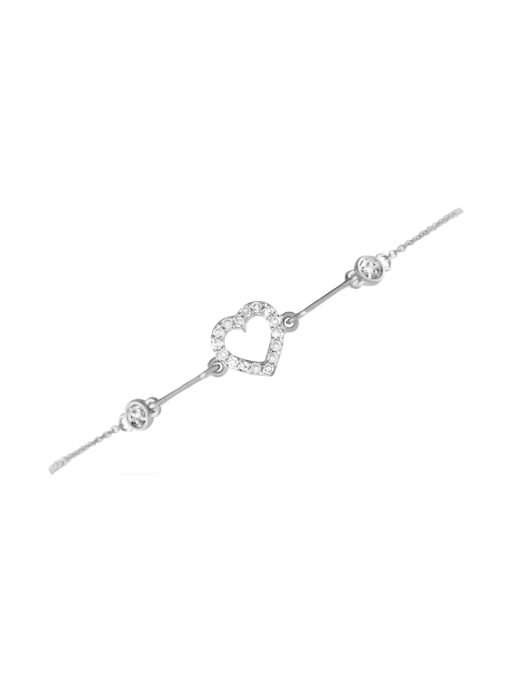 LB Exclusive 14K white gold diamond necklace - シルバートーン LB Exclusive 14K white gold diamond necklace - シルバートーン
