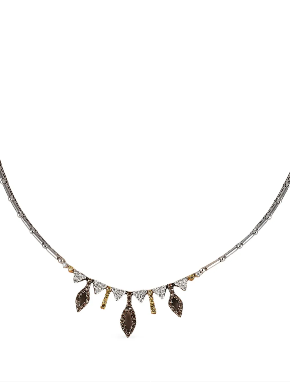 LB Exclusive 18K white gold diamond necklace | Image 2