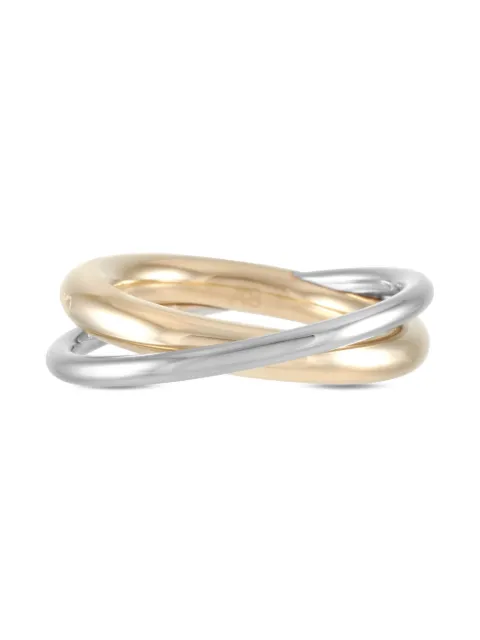 Calvin Klein Vintage two-tone design ring 