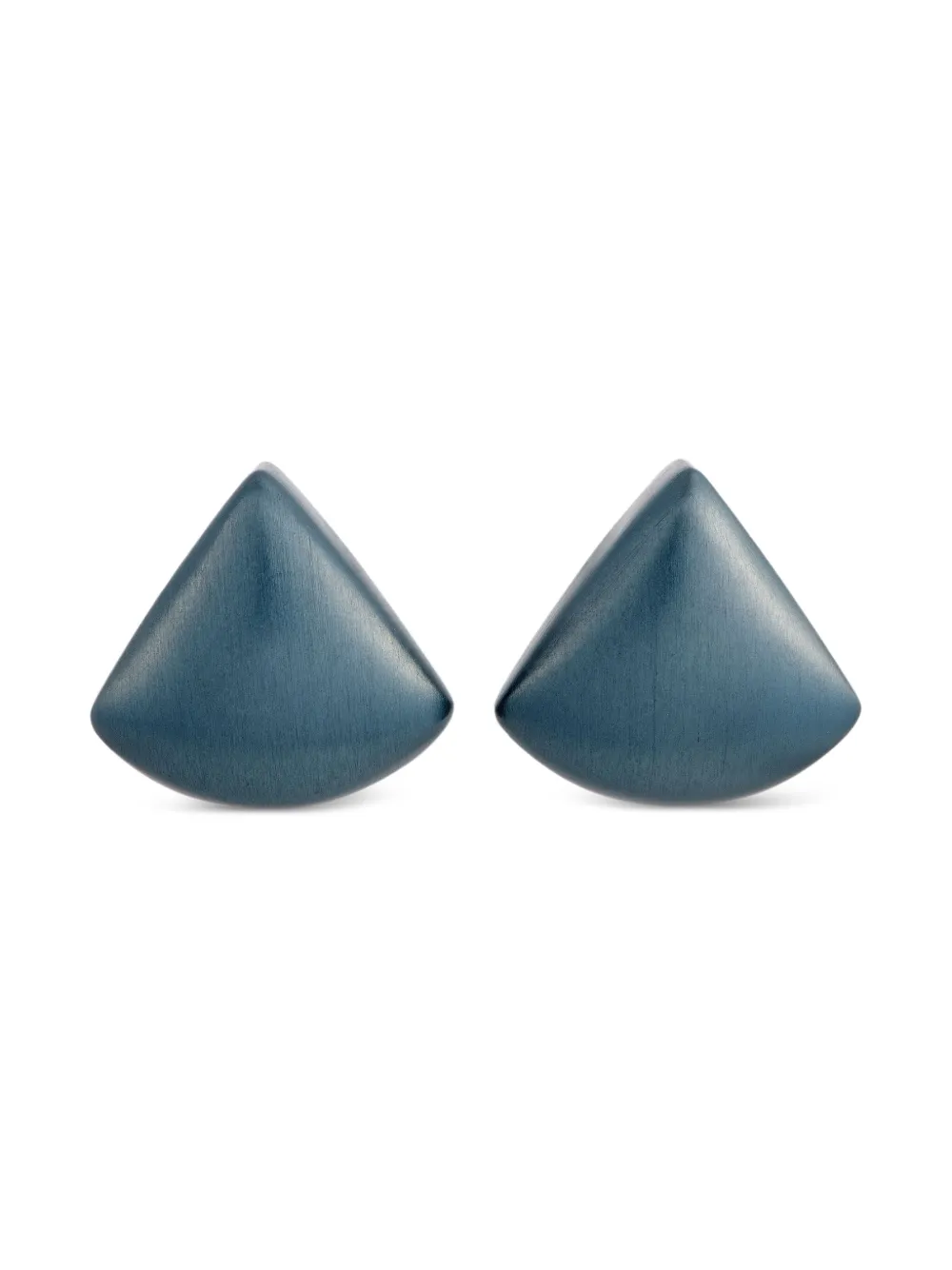 Swatch Vintage aretes Confore en oro blanco de 14kt | azul | Image 1