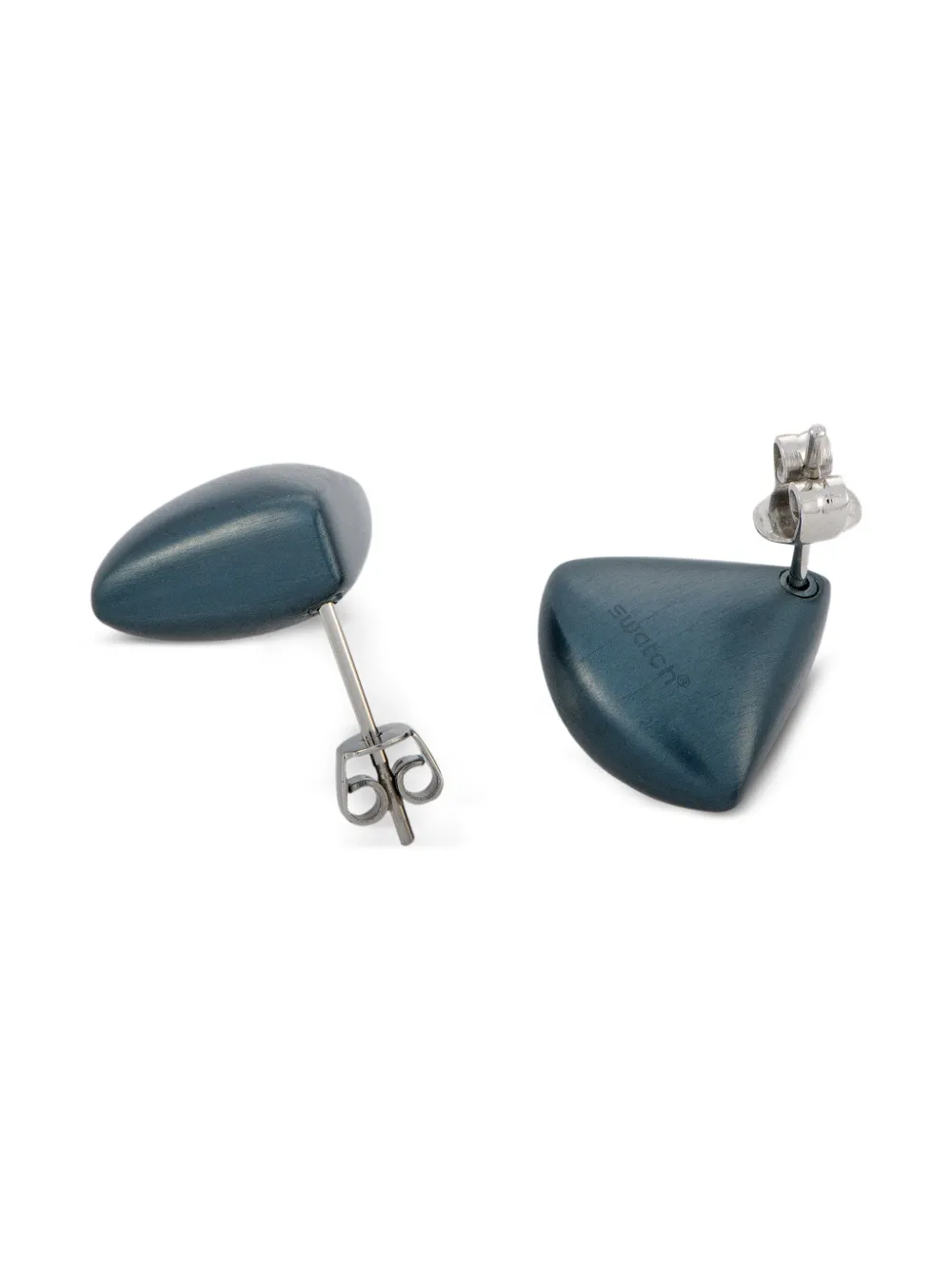 Swatch Vintage aretes Confore en oro blanco de 14kt | Image 2
