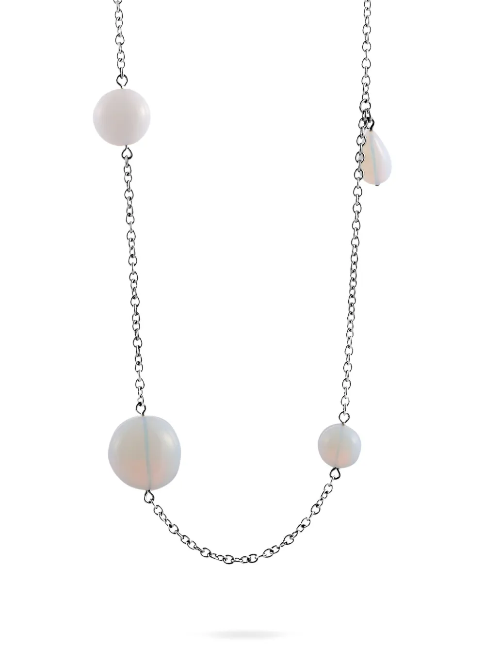 Swatch Vintage pearl-embellished necklace - シルバートーン Swatch Vintage pearl-embellished necklace - シルバートーン