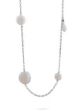 Swatch Vintage pearl-embellished necklace - Silver