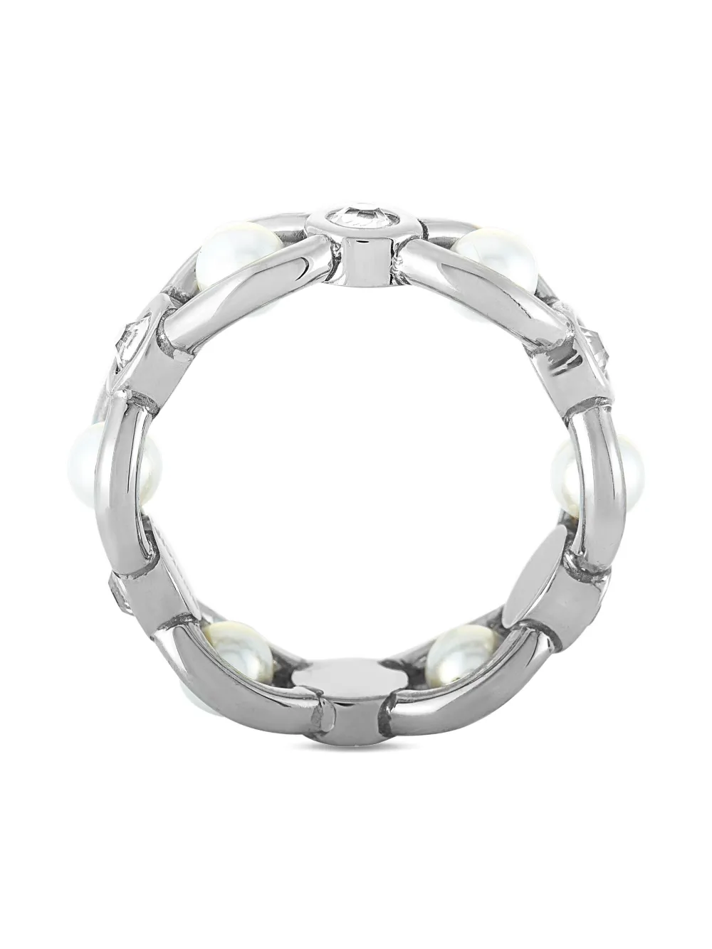 Swatch Vintage crystal-embellished ring - シルバートーン Swatch Vintage crystal-embellished ring - シルバートーン