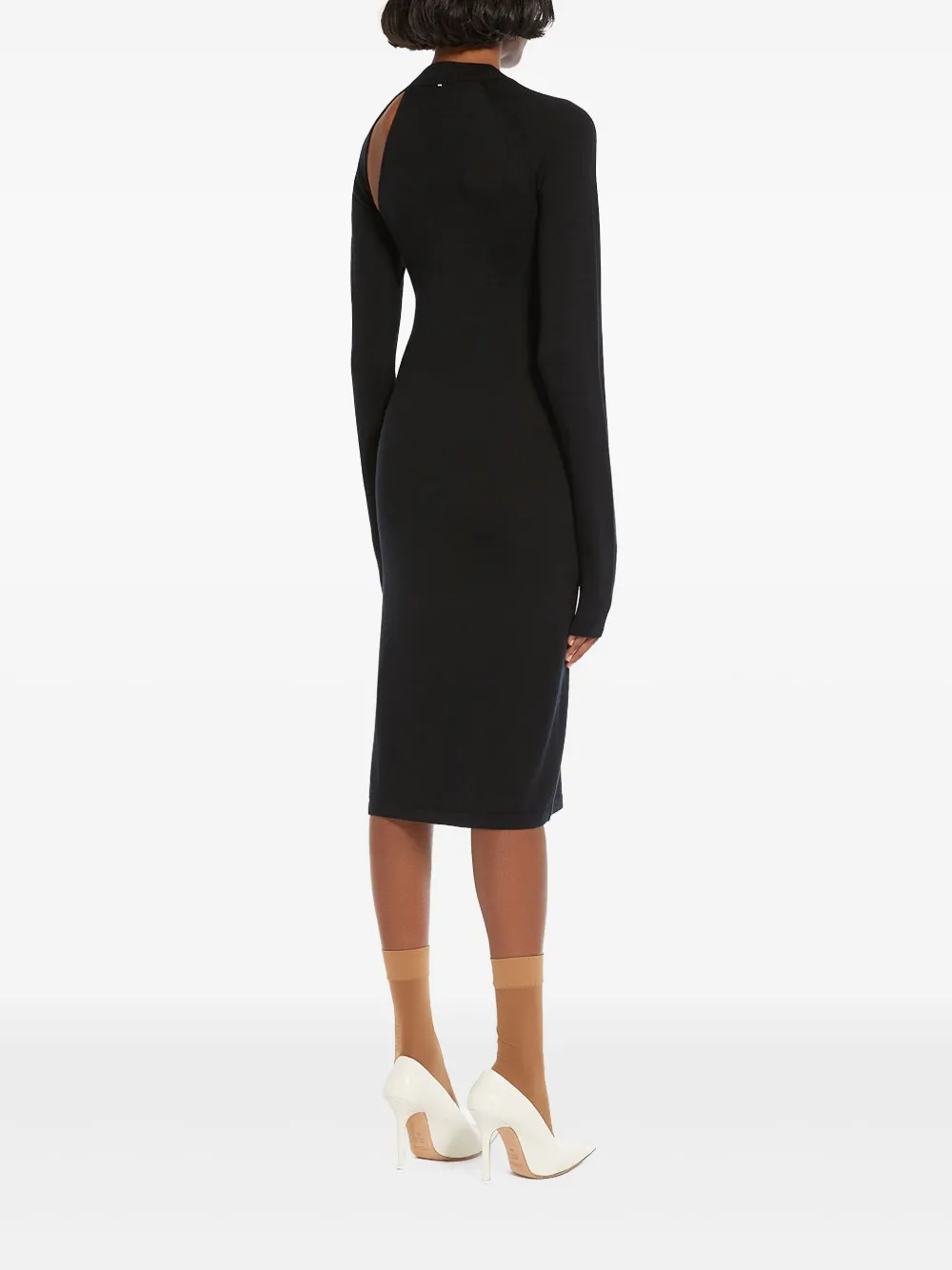 Sportmax Jurk met uitgesneden details Zwart