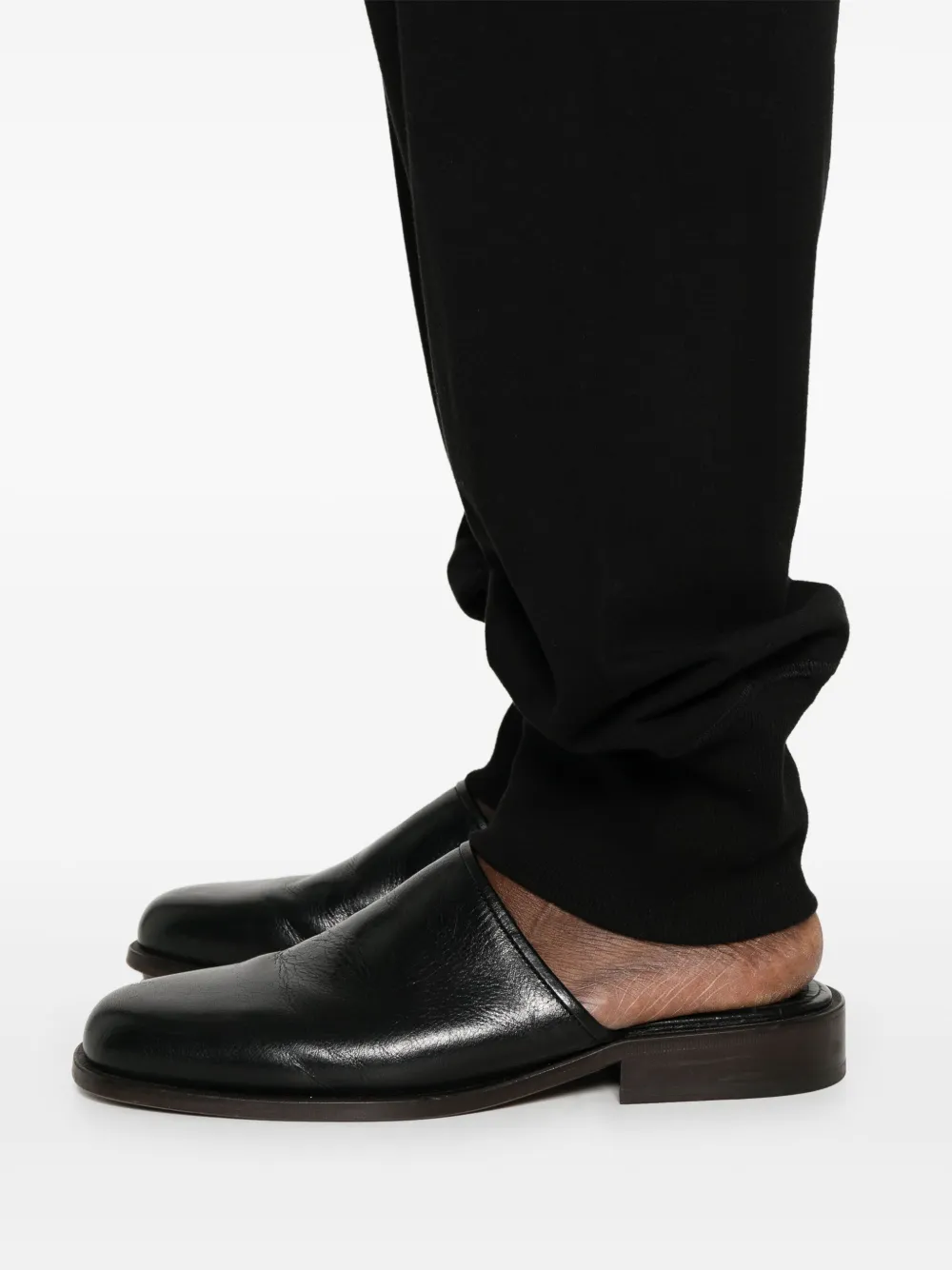 The Row Katoenen broek Zwart