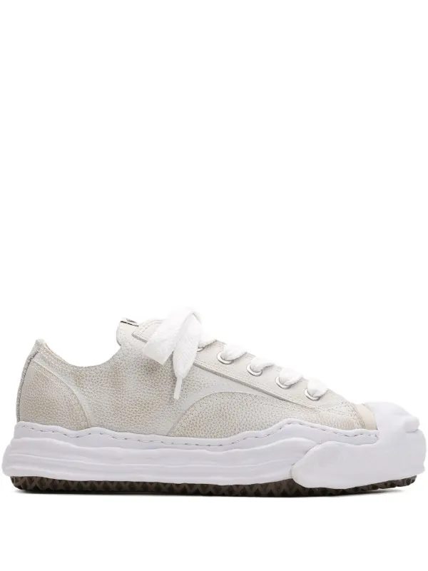 Maison MIHARA YASUHIRO レザースニーカー | ホワイト | FARFETCH JP