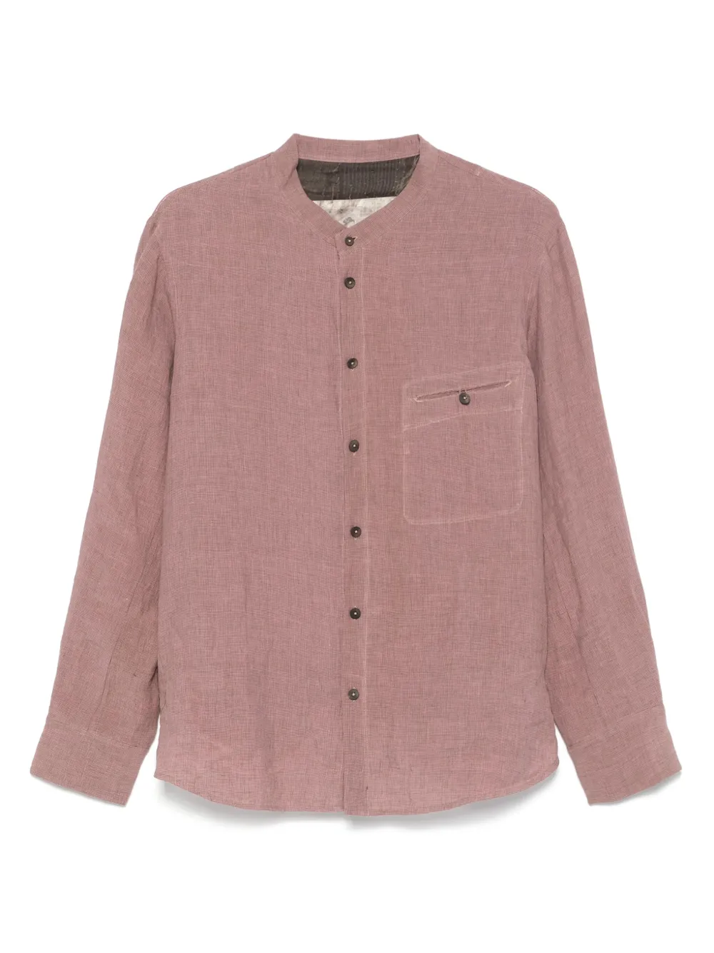Ziggy Chen houndstooth shirt | Pink | Image 1