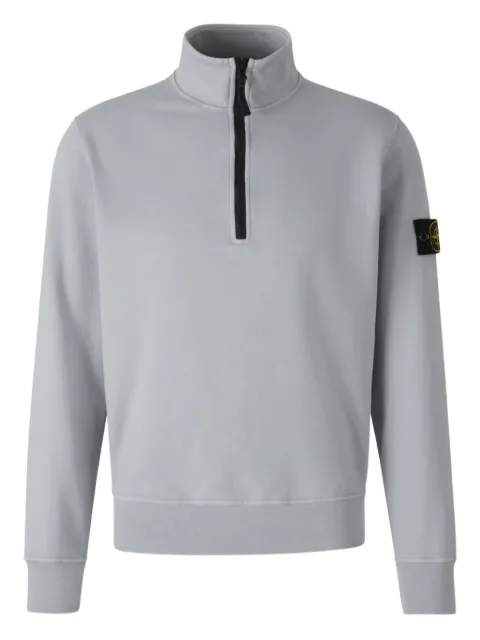 Stone Island sudadera con un cuarto de cierre