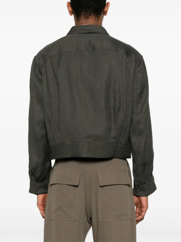 ジャケット・アウター COOTIE Garment Double Cloth Lapel Jacket Ziggy Chen notch-lapel Jacket | Green | FARFETCH