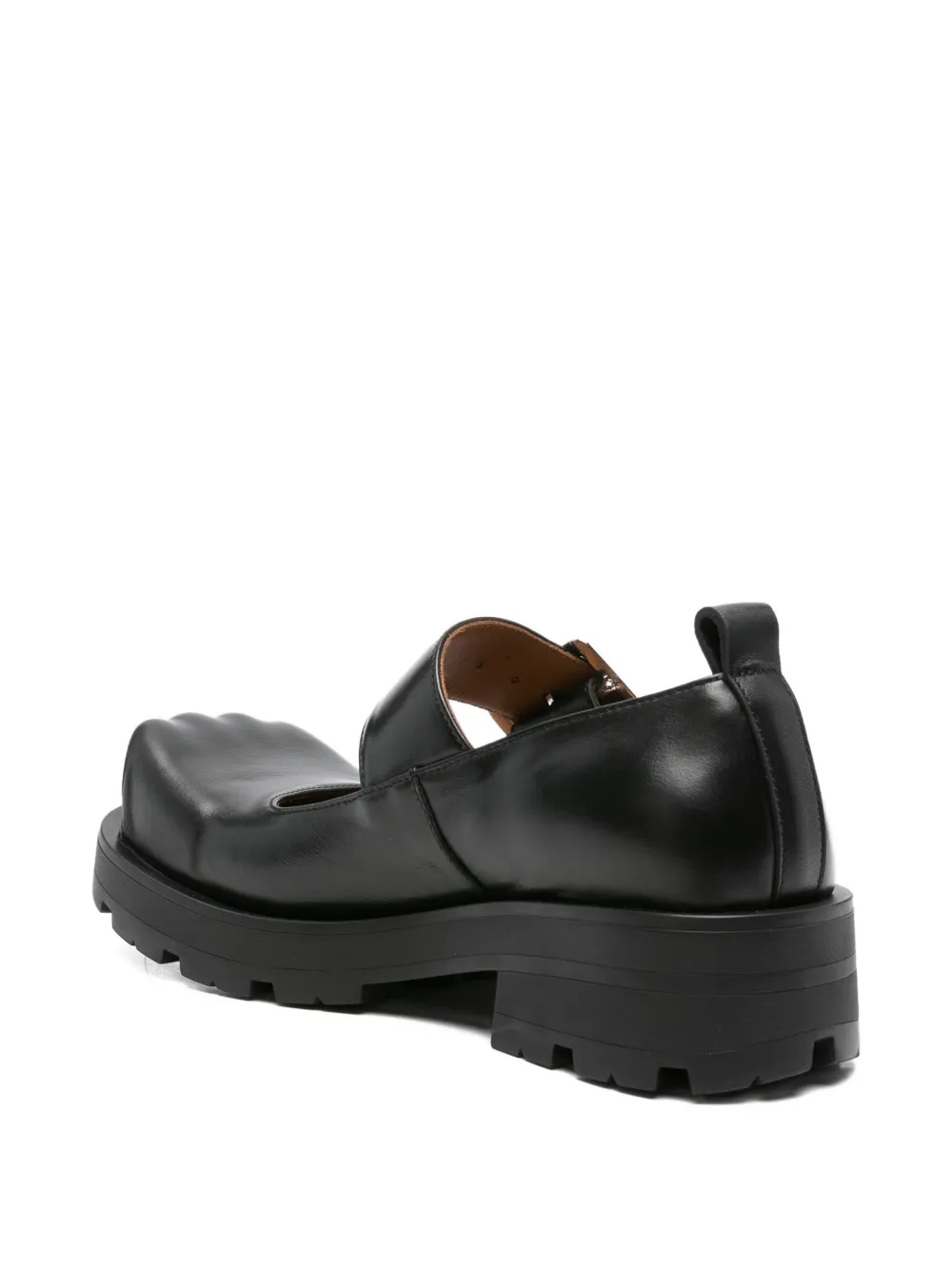 Charles Jeffrey Loverboy 40mm Moggies buckle-fastening square-toe pumps Black